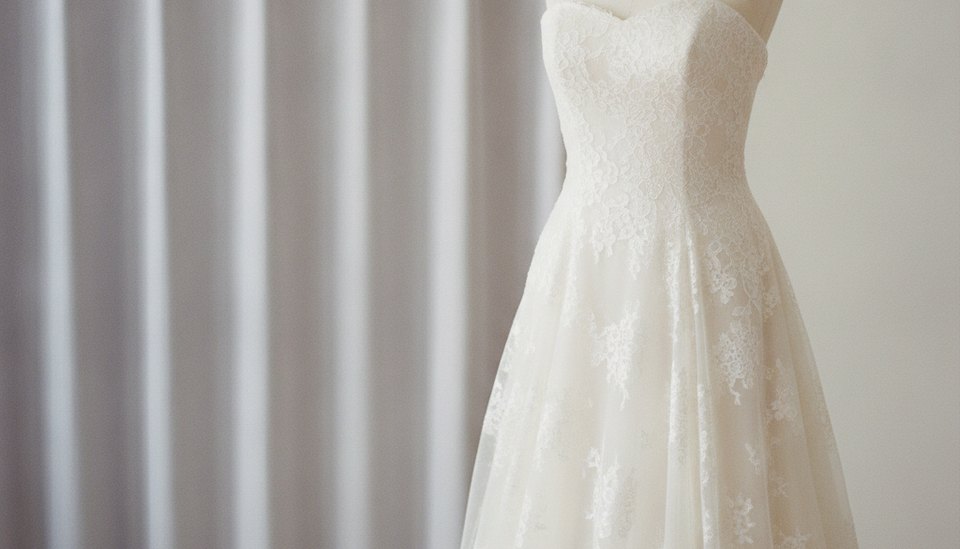 ドレス試着で分かる、似合う体型ラインとサイズ号数の違い